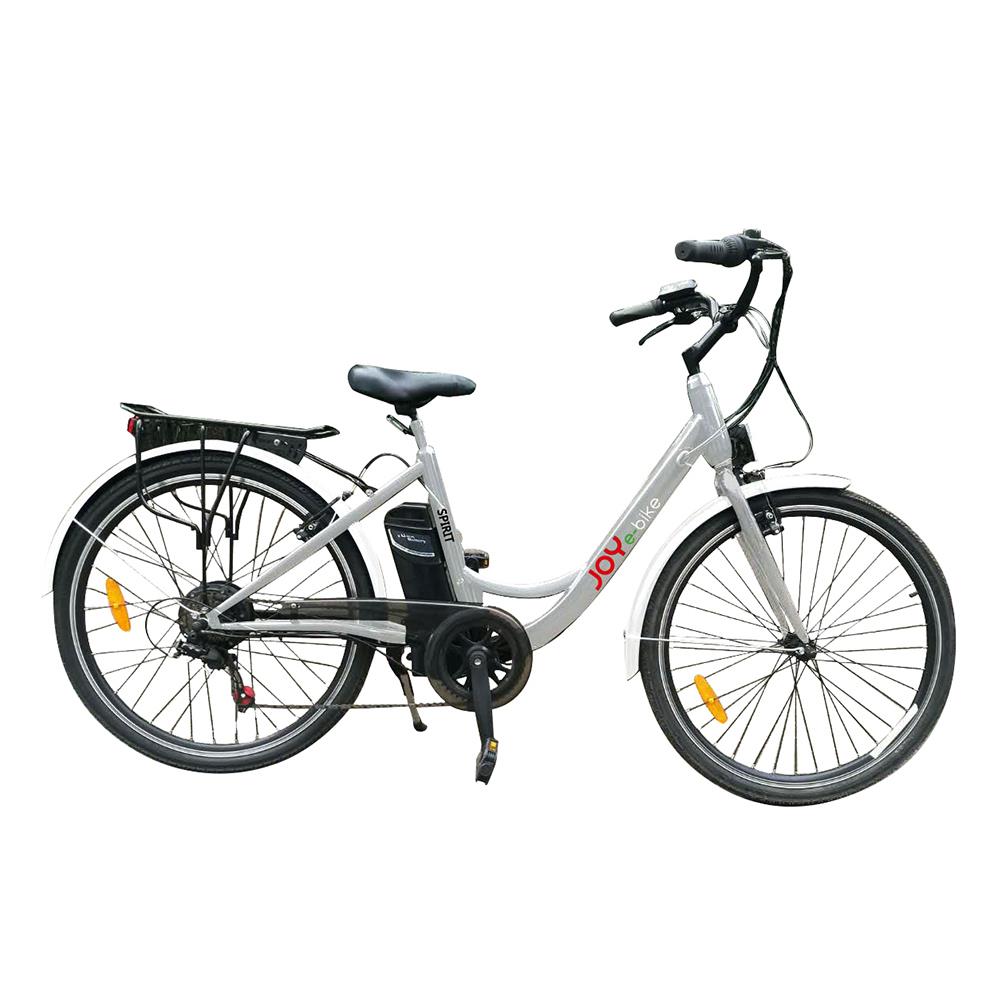 จักรยานไฟฟ้า JOY BICYCLE E01 SPIRIT สีเทา