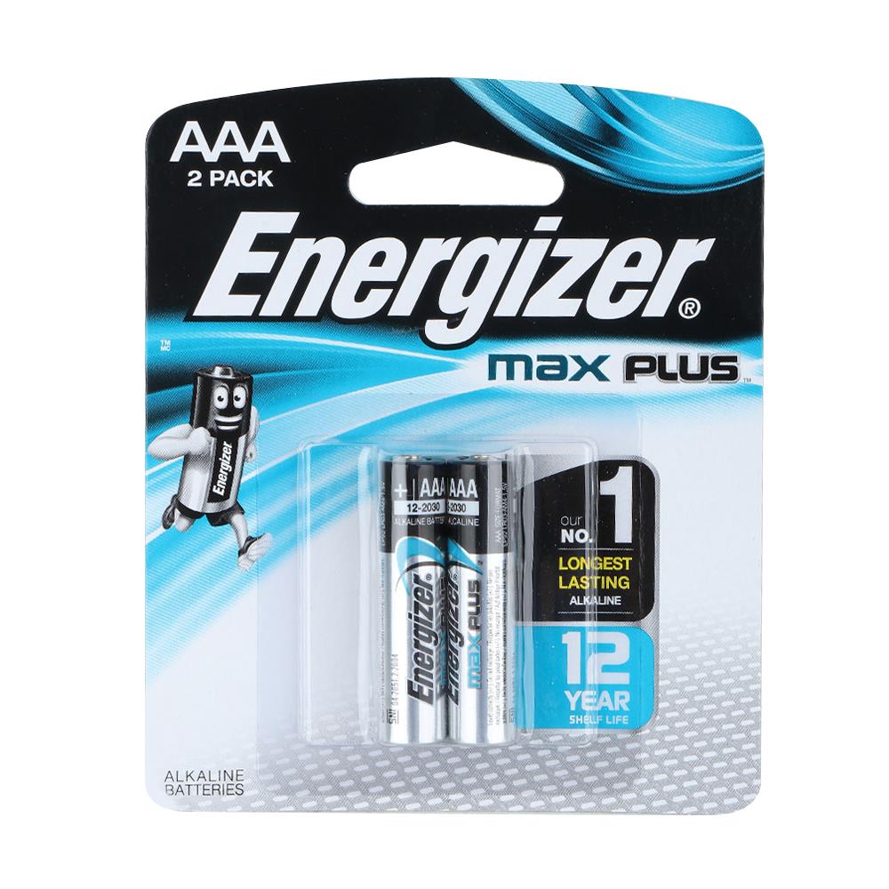 ถ่านอัลคาไลน์ AAA ENERGIZER MAx PLUS BP2