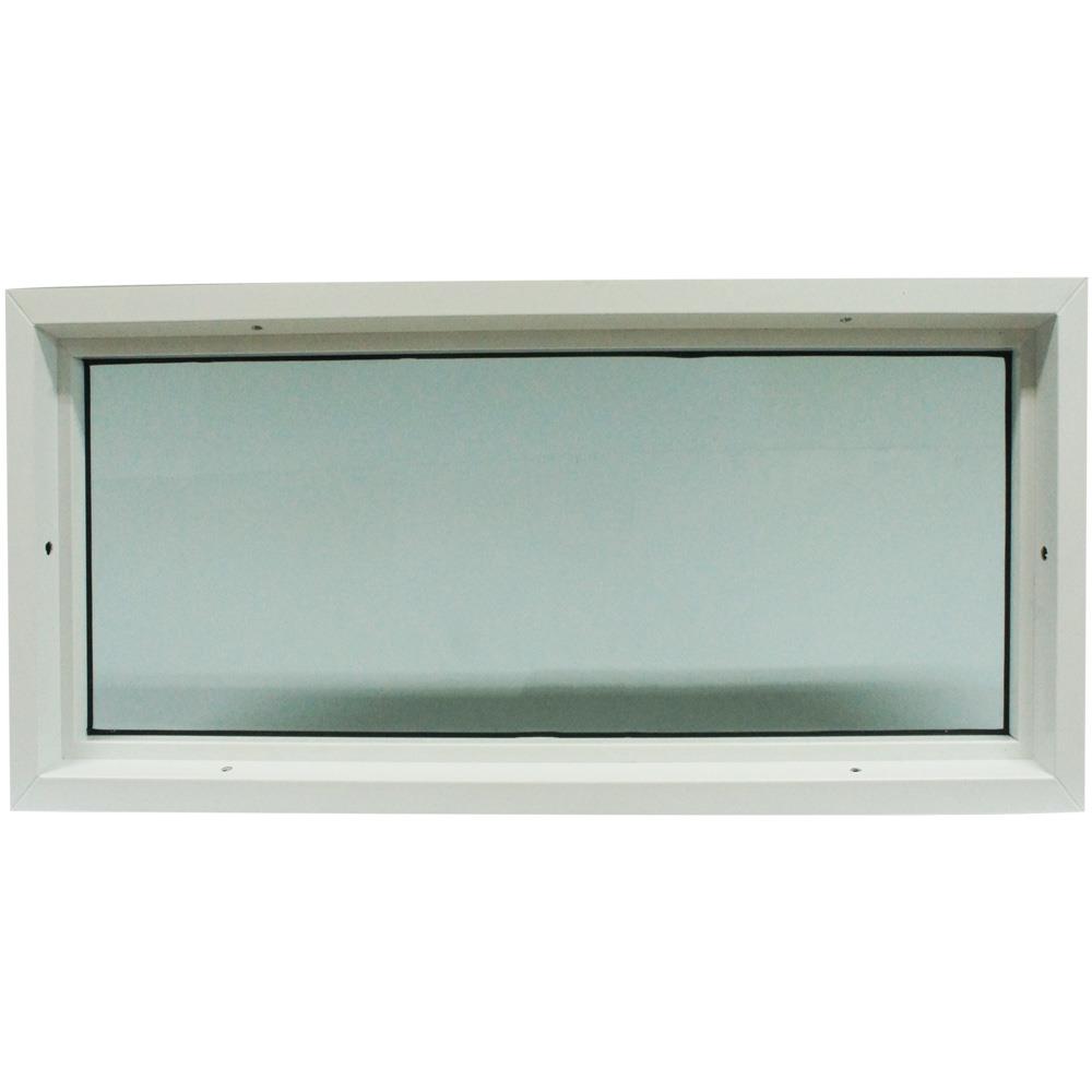ช่องแสงหน้าต่าง UPVC HOFFEN 60x40 ซม. สีขาว