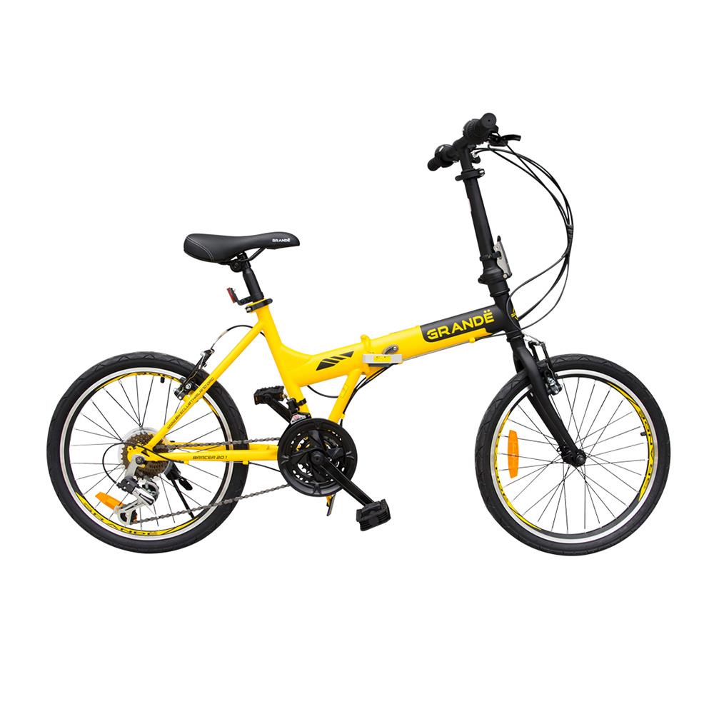 จักรยานพับ GRANDE BRACER 20.1 สีเหลือง