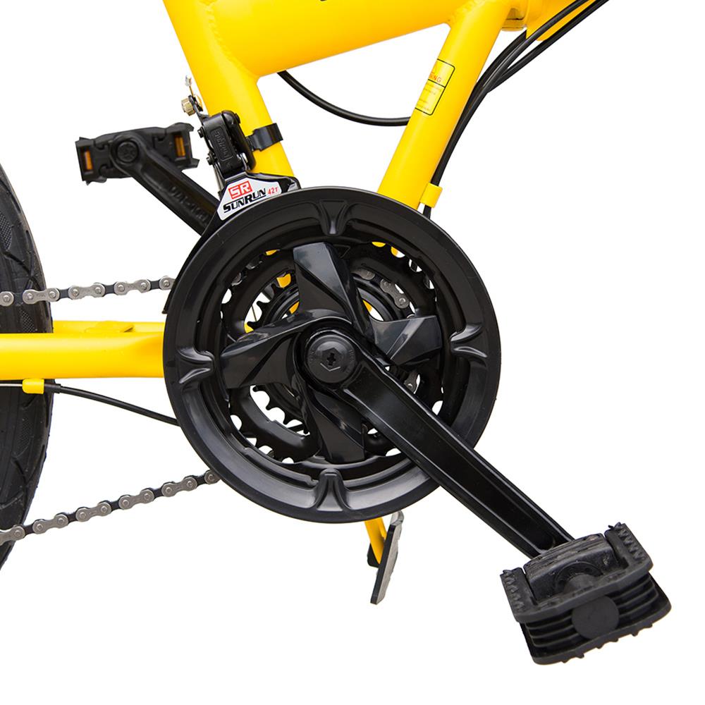 จักรยานพับ GRANDE BRACER 20.1 สีเหลือง