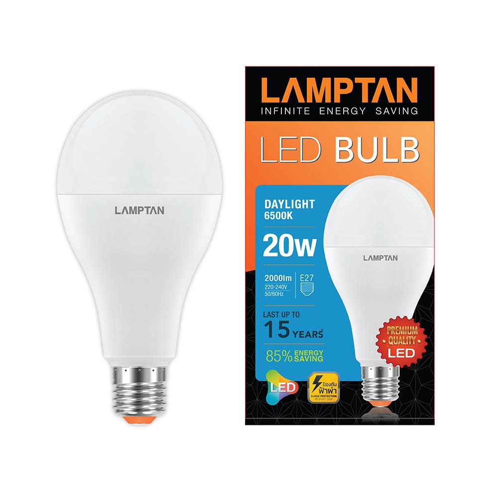 หลอด LED LAMPTAN BULB 20 วัตต์ DAYLIGHT E27
