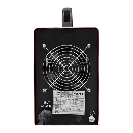 เครื่องเชื่อม INVERTER WELPRO TIG160 DC/HF 4.4KVA 160 แอมป์