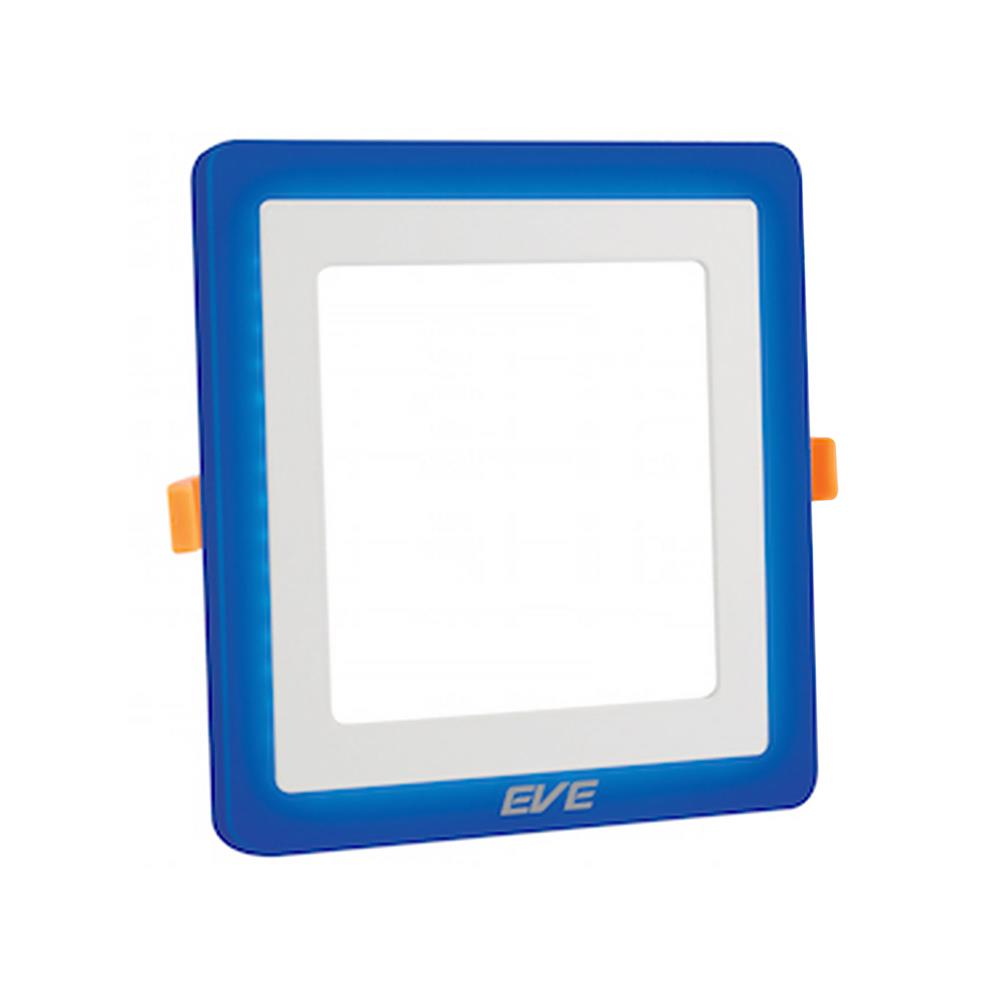 ดาวน์ไลท์ LED EVE SKYBLUE SQUARE 542822 16 วัตต์ BLUELIGHT/WARMWHITE