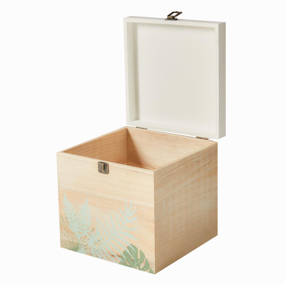 กล่องเก็บของไม้ HP PARADISE ไซส์L สีขาว