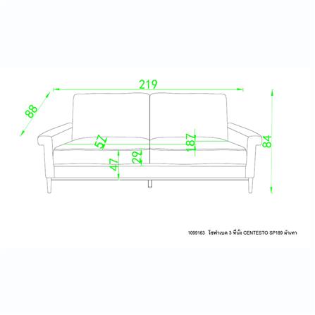 โซฟาเบด FURDINI CENTESTO สีเทาเข้ม_6