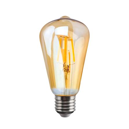 หลอดไฟ LED EVE FILAMENT ADISON-48 4 วัตต์ WARMWHITE E27 สีเหลือง_0