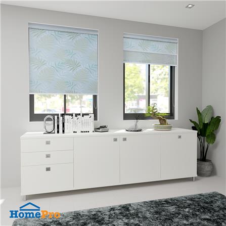 ผ้าม่านม้วน HOME LIVING STYLE MIDORI 100x160 ซม.. เขียว_6