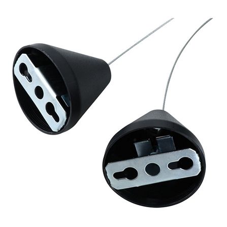 โคมติดลอย LED L&E 9H-00840 18 วัตต์ โลหะ/พลาสติก MODERN สีดำ_4