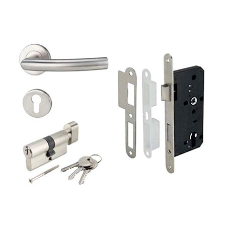 MORTISE LEVER LOCKSET HAFELE 499.10.106 STAINLESS STEEL