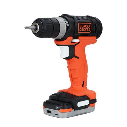 CORDLESS TOOL COMBO KIT BLACK DECKER GO PAK BDCK124S1S B1 12V