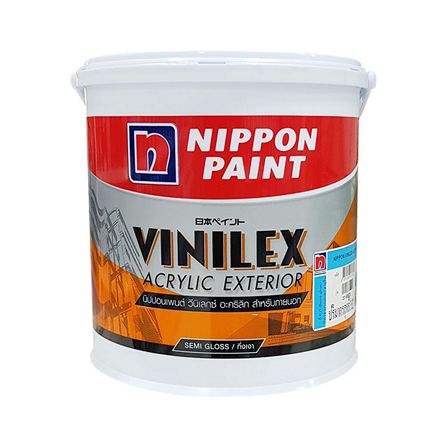 สีน้ำทาภายนอก NIPPON VINILEX BASE B กึ่งเงา 1 แกลลอน