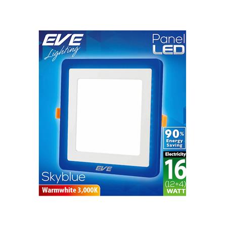ดาวน์ไลท์ LED EVE SKYBLUE SQUARE 542822 16 วัตต์ BLUELIGHT/WARMWHITE_1