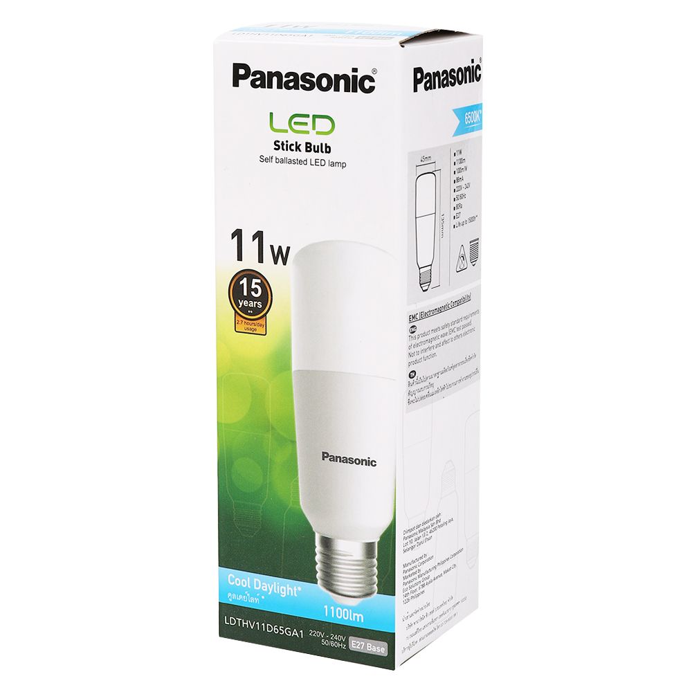 หลอด LED PANASONIC STICK 11 วัตต์ COOLDAYLIGHT E27
