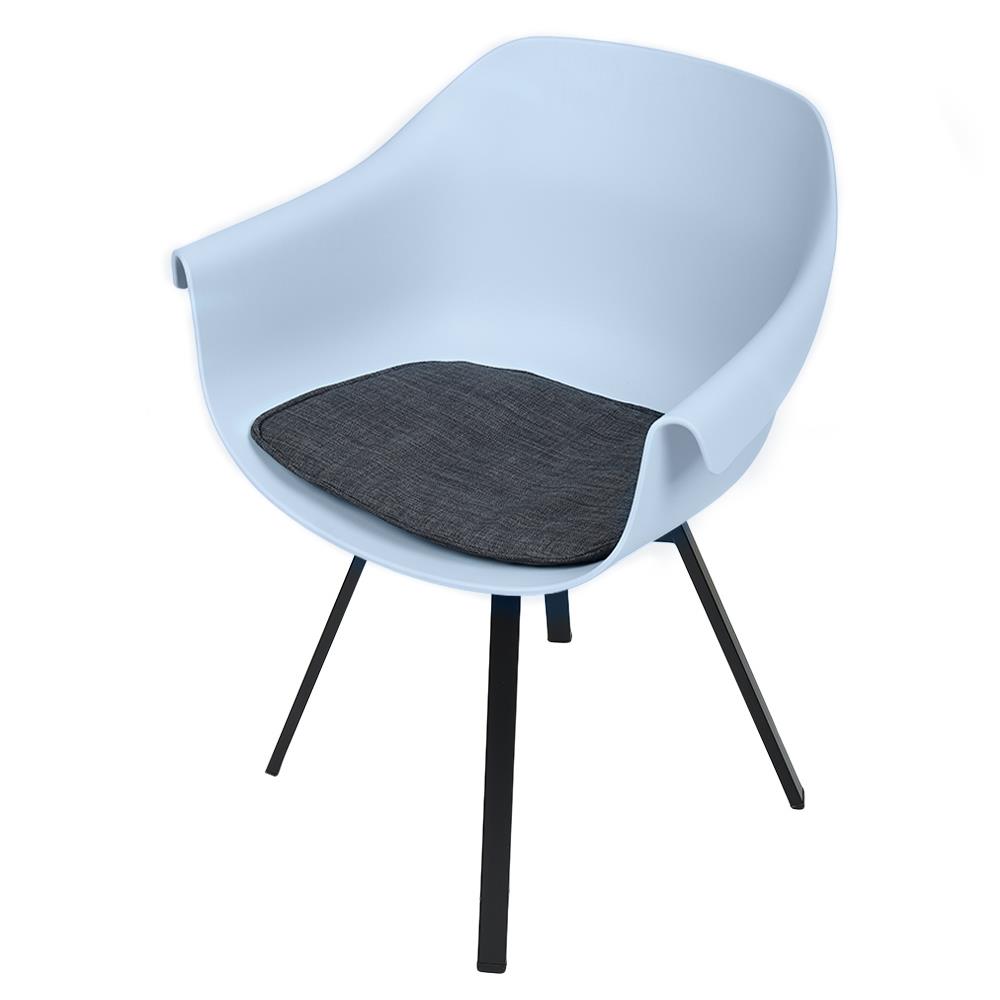 เก้าอี้ FURDINI CURLA LZ-06 STONE สีฟ้า