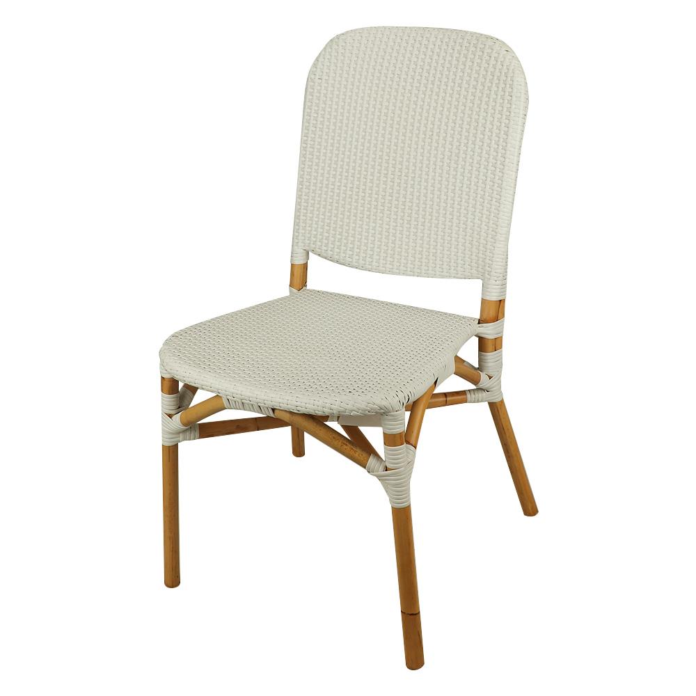 เก้าอี้หวายแท้ SPRING CENTRA  สีขาว
