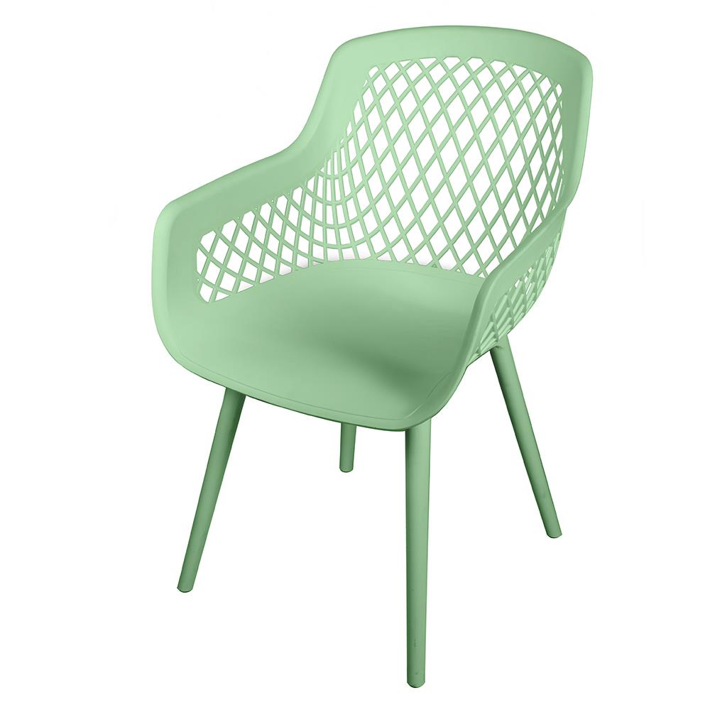 เก้าอี้พลาสติก SPRING LINNE สีเขียว