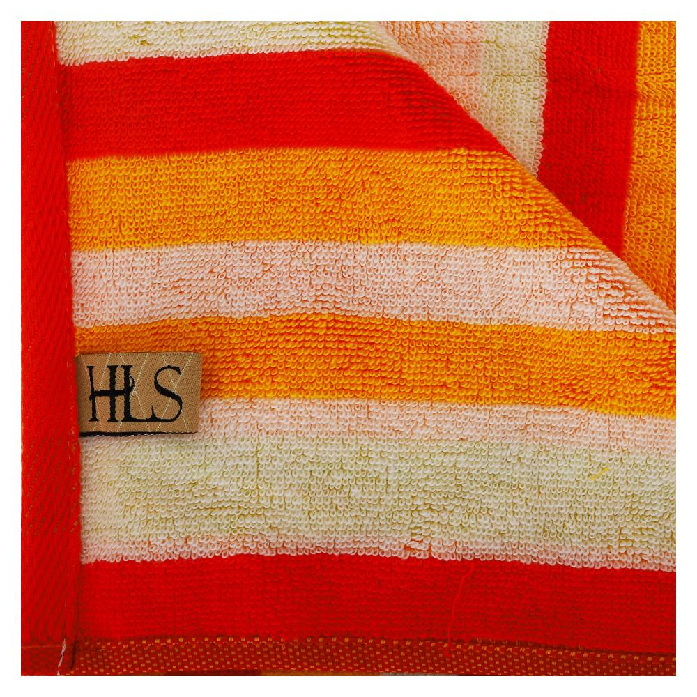 ผ้าขนหนู HOME LIVING STYLE SUN BEACH 35X69 นิ้ว สีส้ม