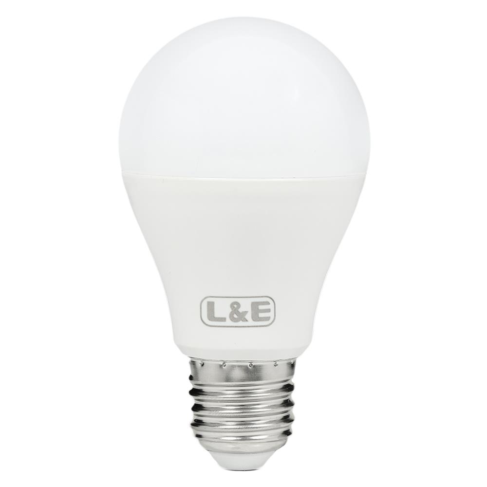 หลอด LED L&E A60 8 วัตต์ DAYLIGHT E27