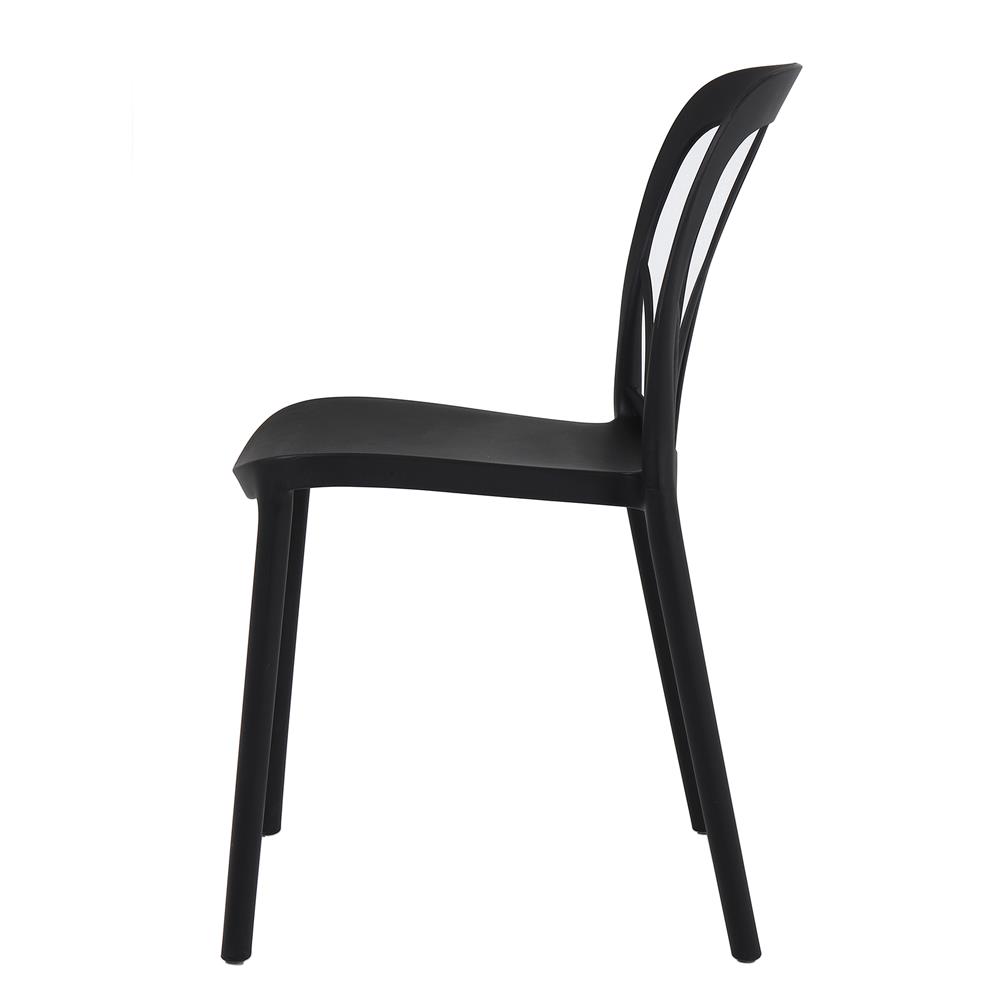 เก้าอี้พลาสติก SPRING TULIP สีดำ