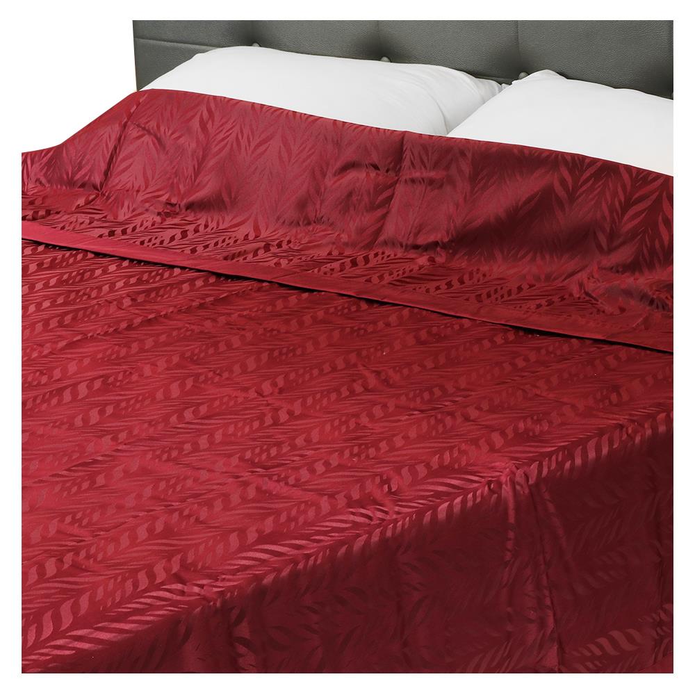 ผ้าคลุมเตียง KING SIZE HOME LIVING STYLE PREEN สีแดง