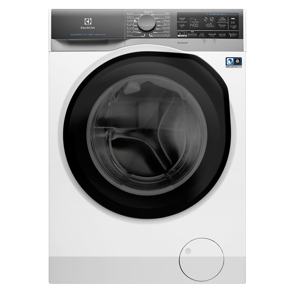 เครื่องซักอบ ELECTROLUX  EWW1042AEWA 10/7 กก. อินเวอร์เตอร์+ขาตั้ง