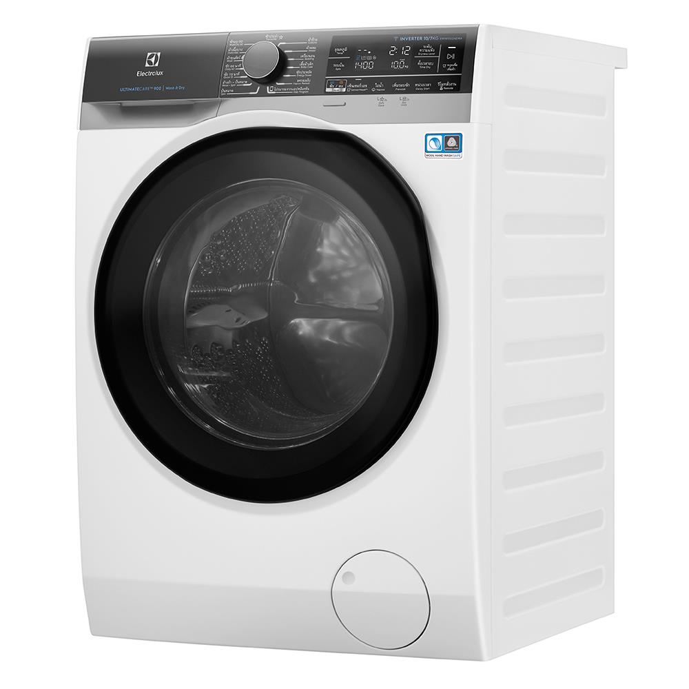 FRONT LOAD WASHER & DRYER ELECTROLUX EWW1042AEWA 10/7KG INVERTER WITH STAND