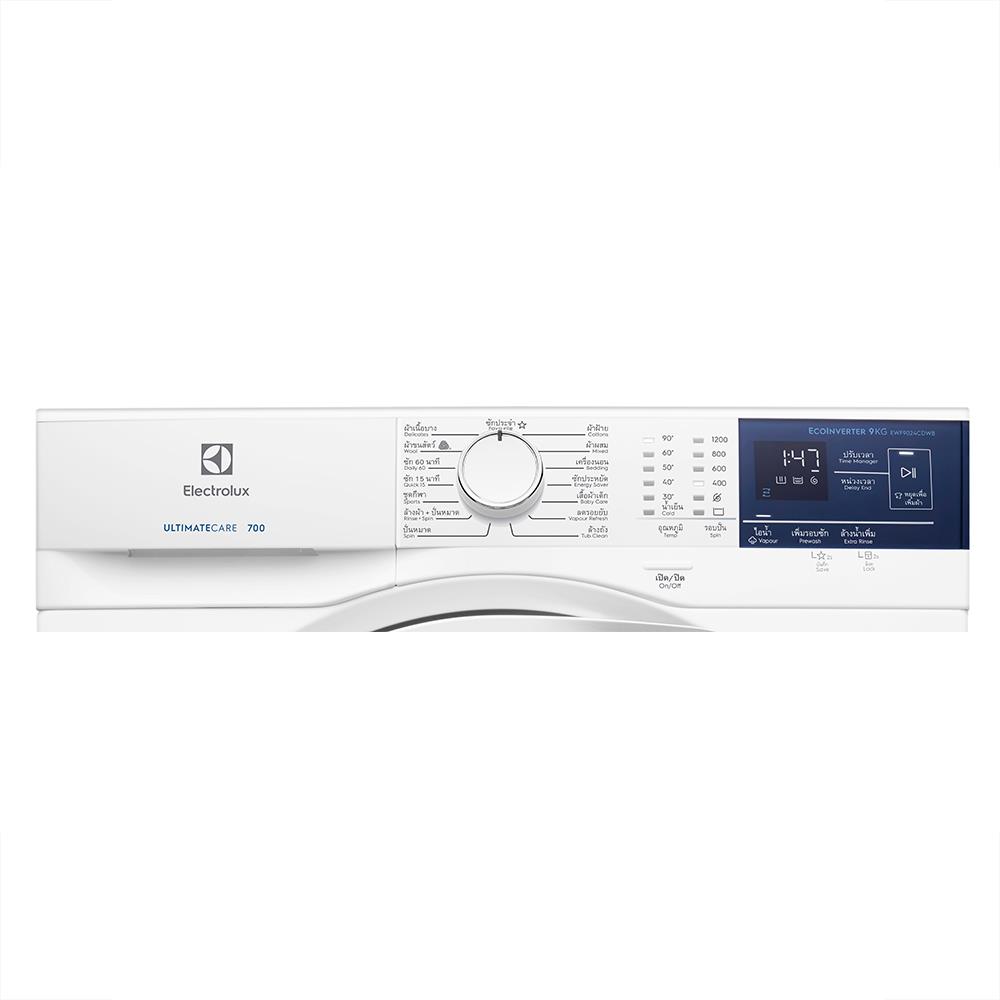 เครื่องซักผ้าฝาหน้า ELECTROLUX EWF9024CDWB 9 กก. อินเวอร์เตอร์ +ขาตั้ง