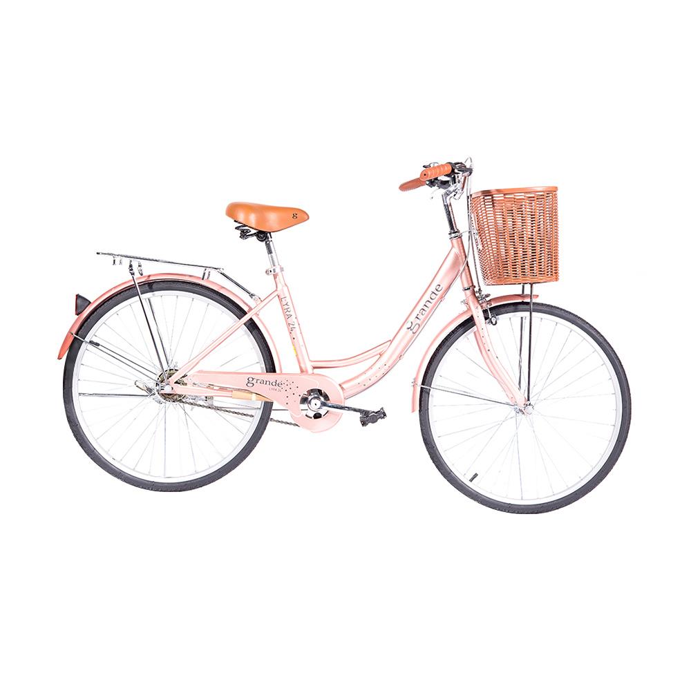 จักรยานแม่บ้าน GRANDE LYRA 24 นิ้ว สีชมพู