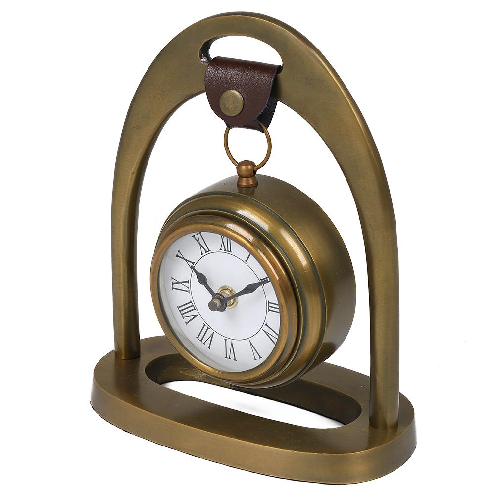 นาฬิกาตั้งโต๊ะ HOME LIVING STYLE HANGING WHS235/4 4 นิ้ว สีทอง