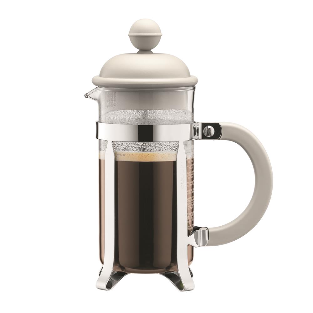 อุปกรณ์ทำกาแฟ FRENCH PRESS 12 ออนซ์ BODUM CAFFETTIERA สีขาว