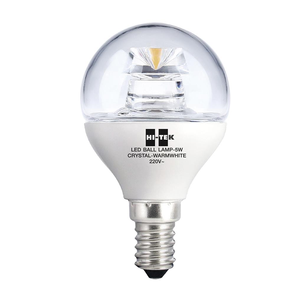 หลอด LED HI-TEK G45 CRYSTAL BAR E14 5 วัตต์ WARMWHITE