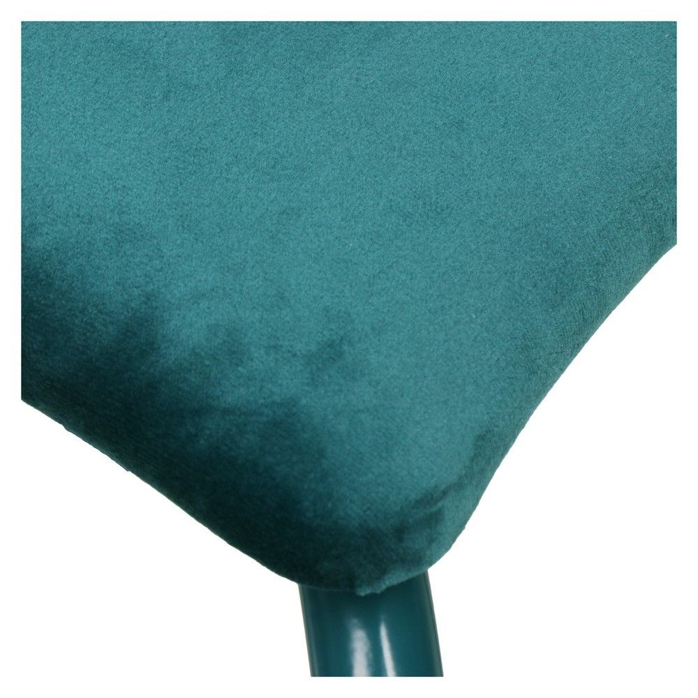 เก้าอี้ PURIN SC25020F VELVET สีฟ้า