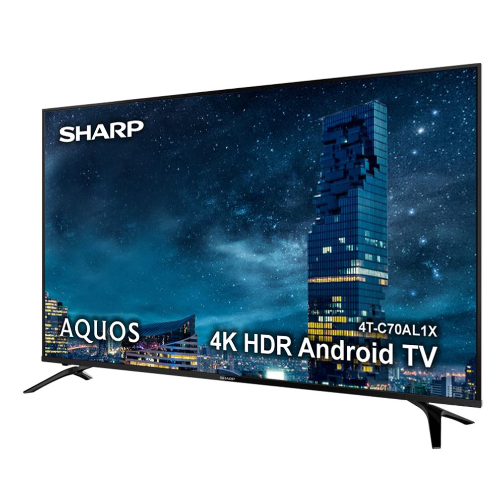 แอลอีดี ทีวี 70" (4K, Android) SHARP FLAT 4T-C70AL1X