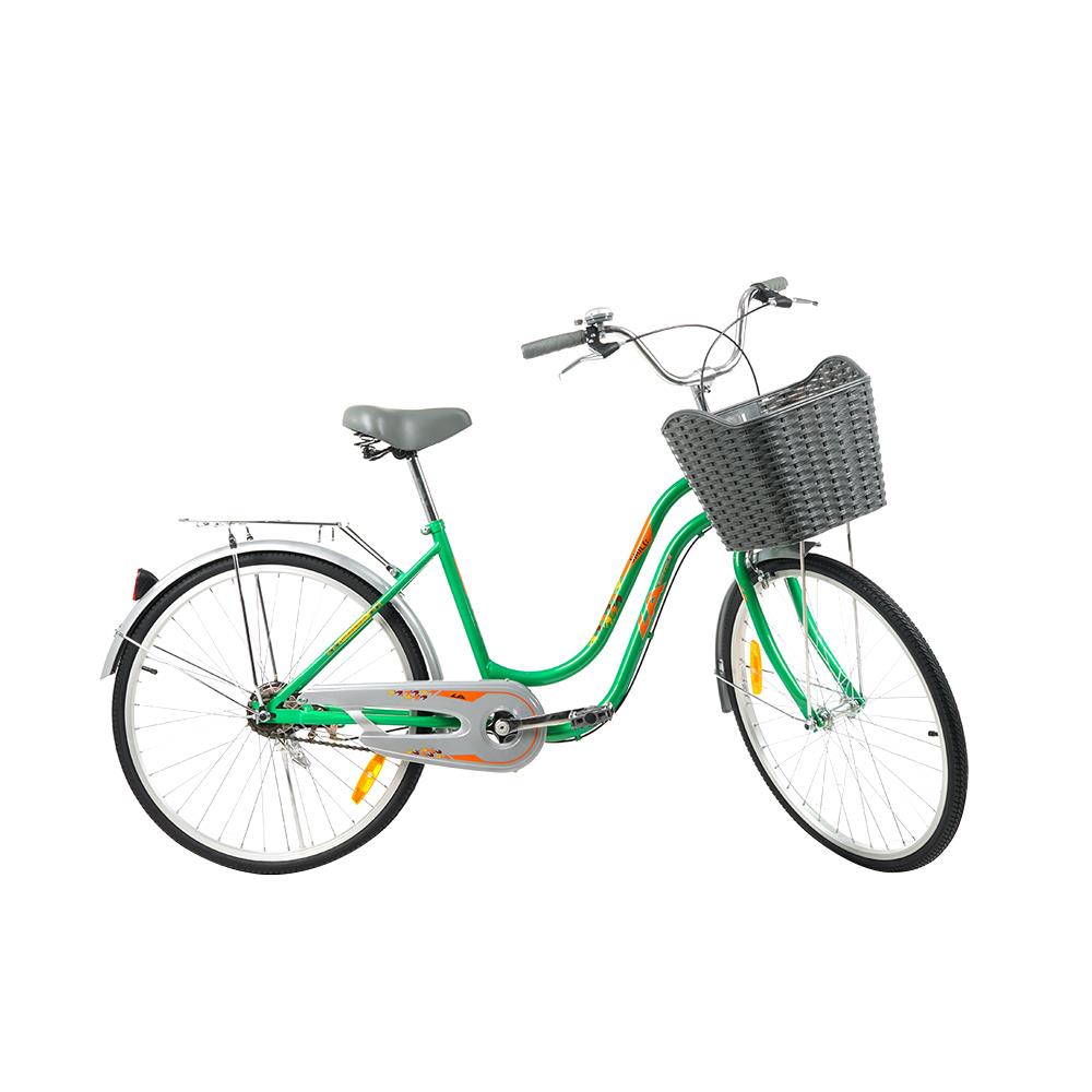 จักรยานแม่บ้าน LA SMILE 24 นิ้ว สีเขียว