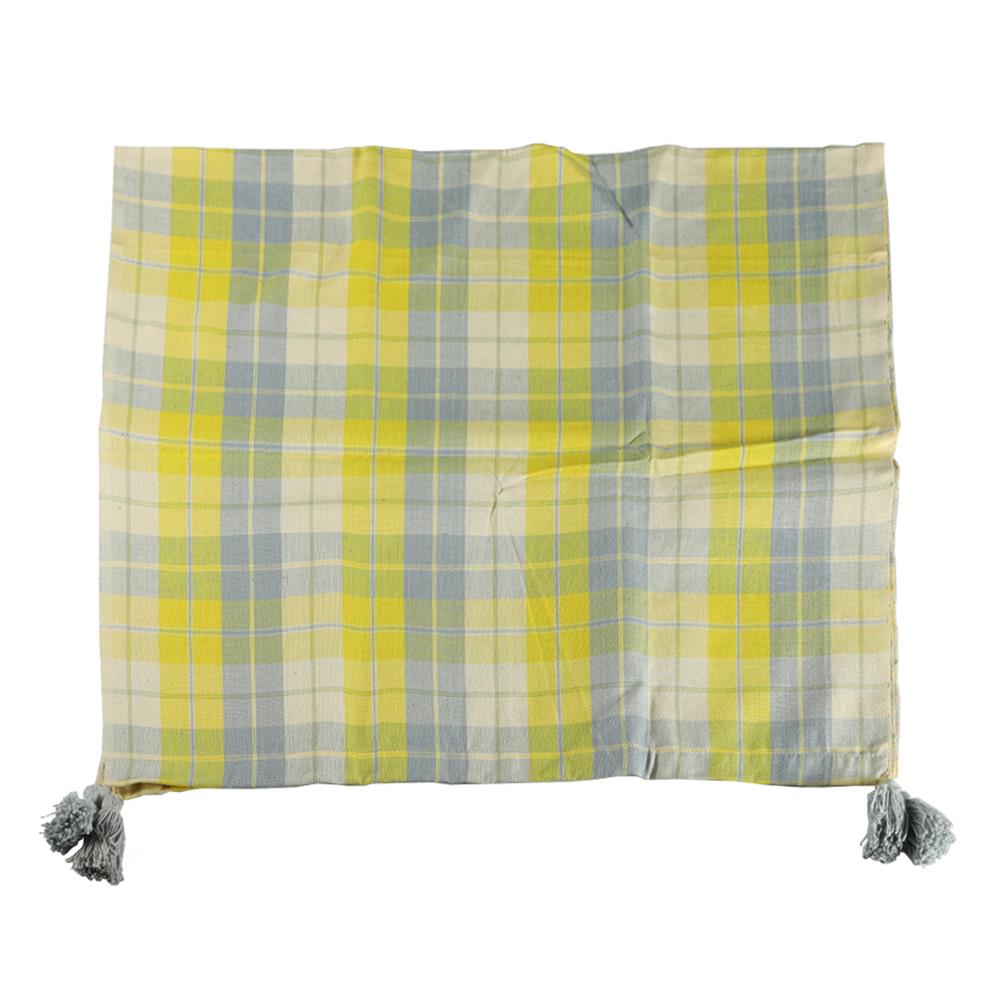 ผ้าพันคอ HOME LIVING STYLE BARRY 48X150 ซม. สีเหลือง/เทา