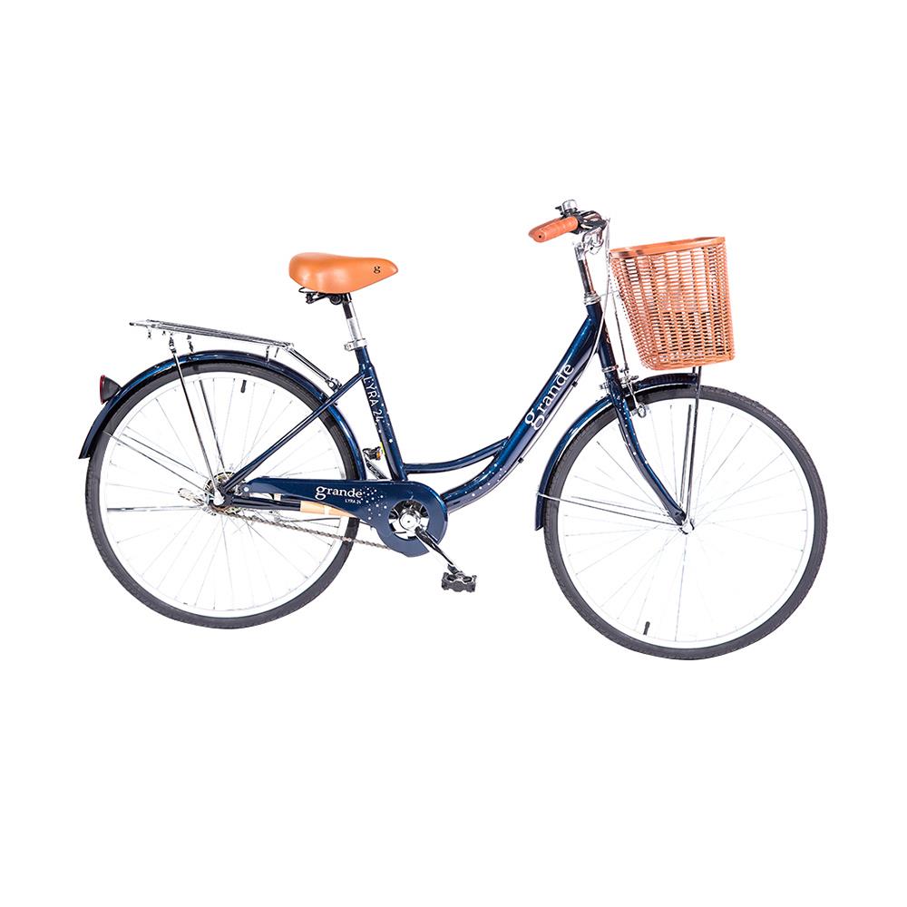 จักรยานแม่บ้าน GRANDE LYRA 24 นิ้ว สีน้ำเงิน
