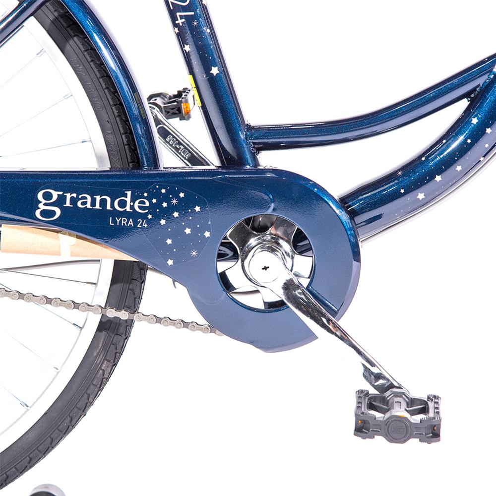 จักรยานแม่บ้าน GRANDE LYRA 24 นิ้ว สีน้ำเงิน