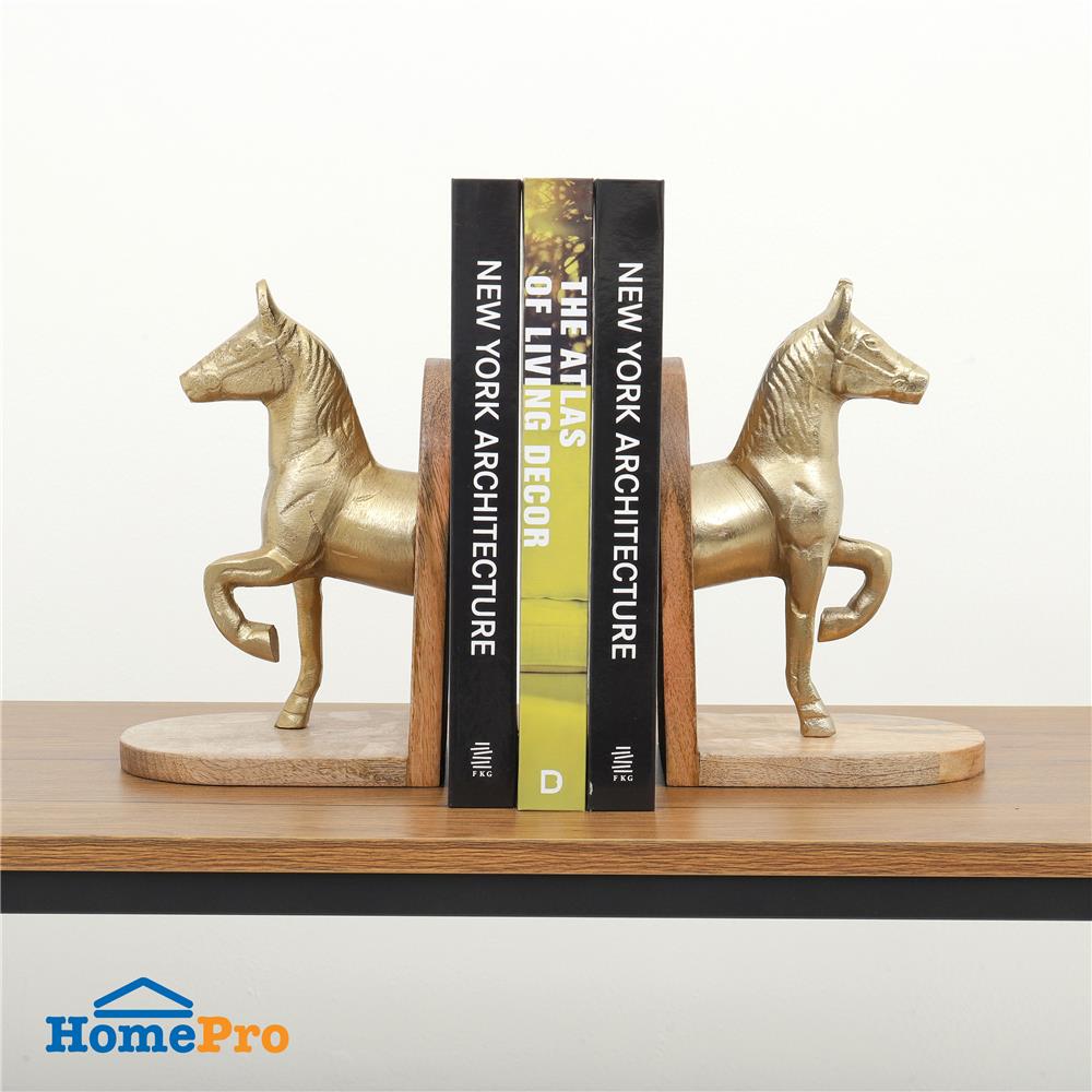ที่คั่นหนังสือ HOME LIVING STYLE HORSE สีทอง แพ็ก 2 ชิ้น