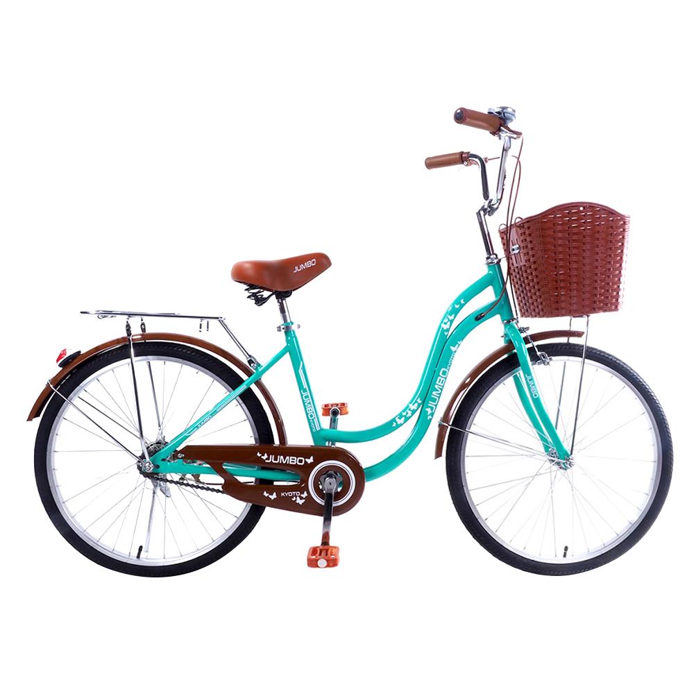 จักรยานแม่บ้าน JUMBO LADY KYOTO 24 นิ้ว สีเขียว