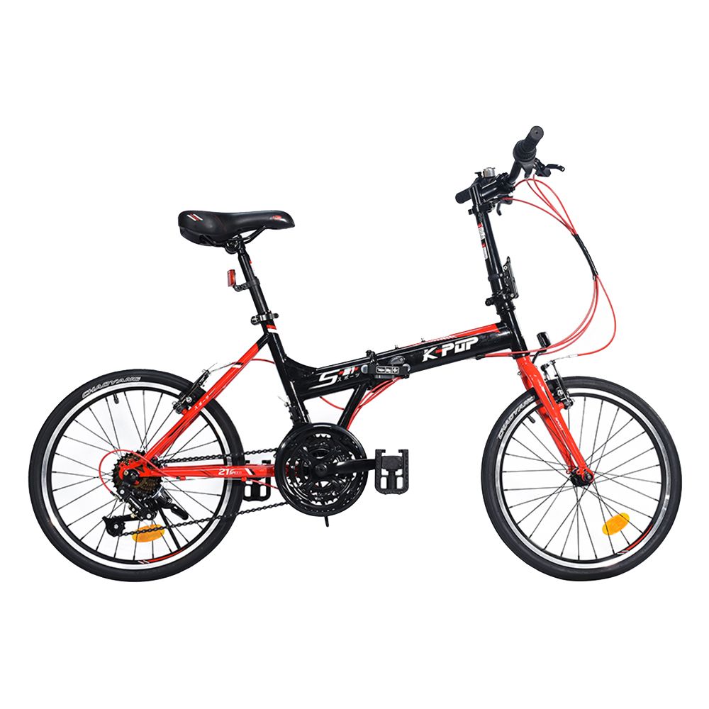 จักรยานพับ K-POP KP-2001TSP21A-BK/RD สีดำ/แดง