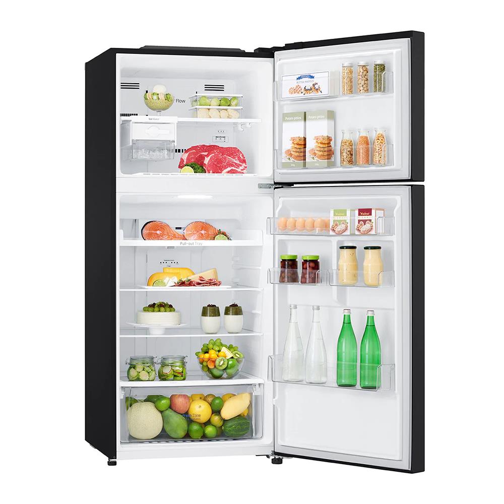 2-DOOR REFRIGERATOR LG GN-C432HXCN 14.6Q STAINLESS BLACK INVERTER