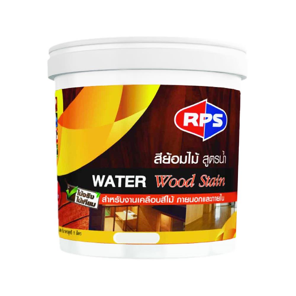 สีย้อมไม้สูตรน้ำ RPS สีน้ำตาลแดง ด้าน 1 แกลลอน