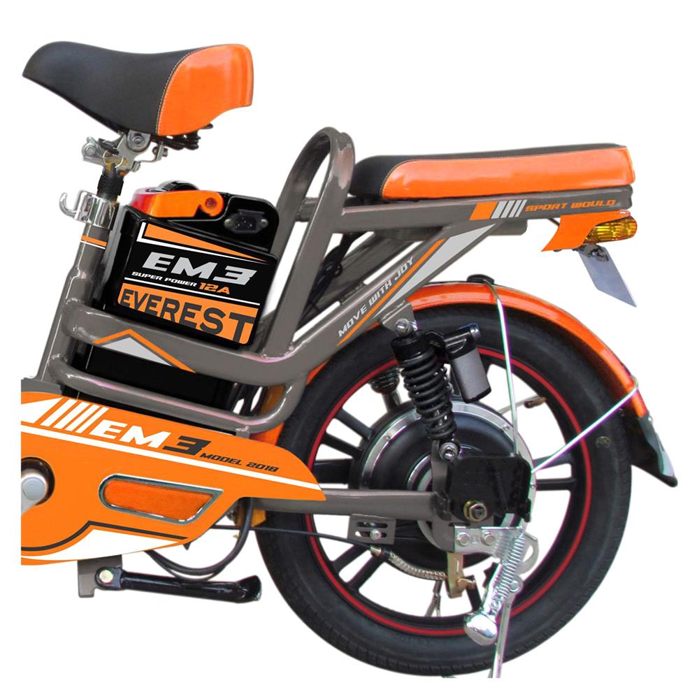 จักรยานไฟฟ้า EVEREST EM3 18 นิ้ว สีส้ม