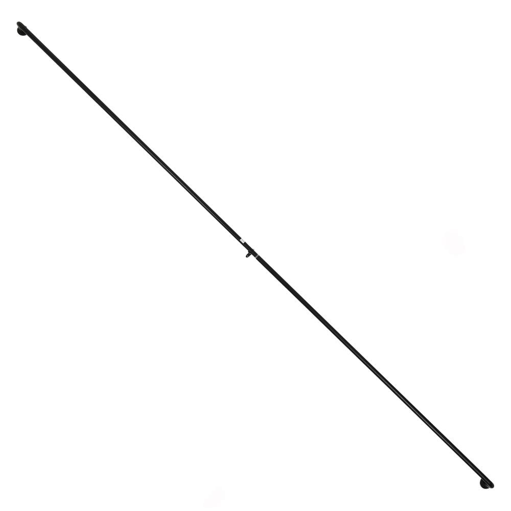 ADJUSTABLE TENSION ROD HOME LIVING STYLE WRAP ROD 220-366CM BLACK