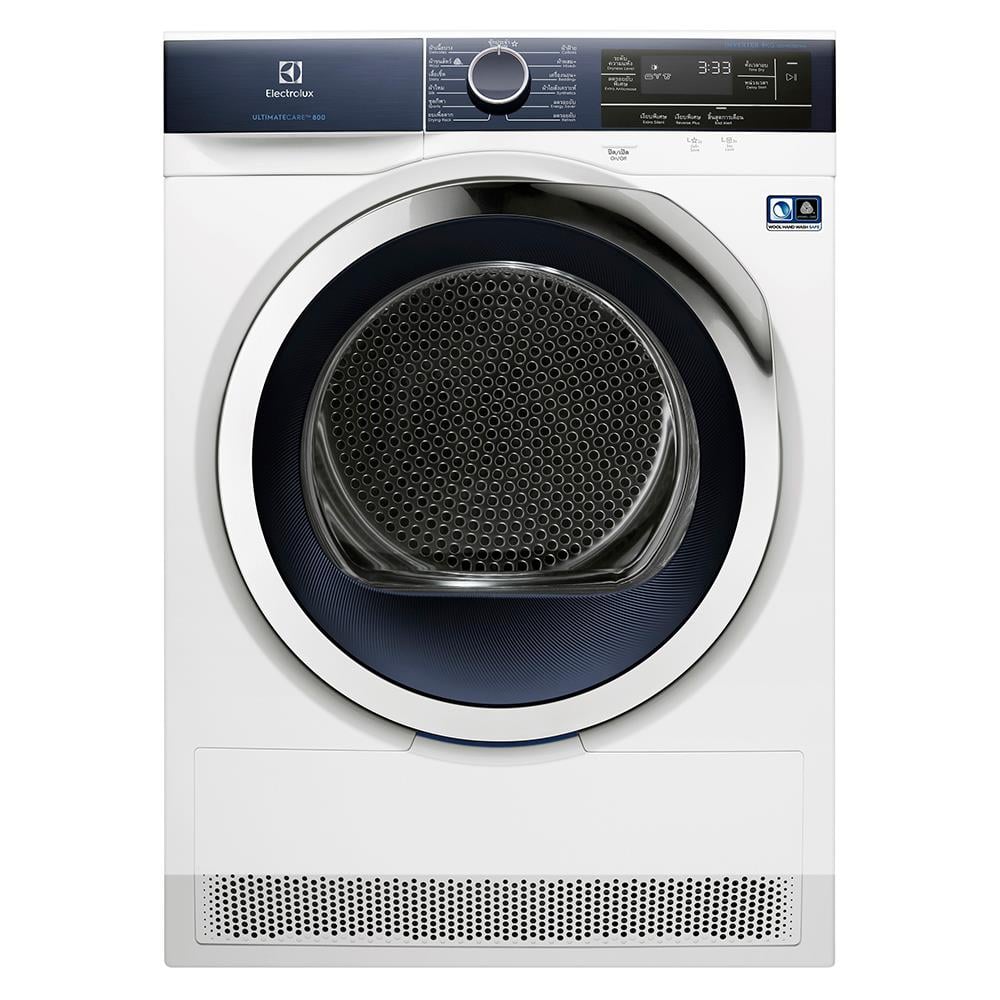 เครื่องอบผ้าฝาหน้า ELECTROLUX EDH903BEWA 9 กก. อินเวอร์เตอร์+ขาตั้ง