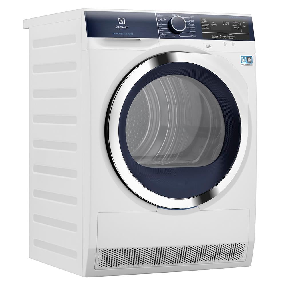 เครื่องอบผ้าฝาหน้า ELECTROLUX EDH903BEWA 9 กก. อินเวอร์เตอร์+ขาตั้ง