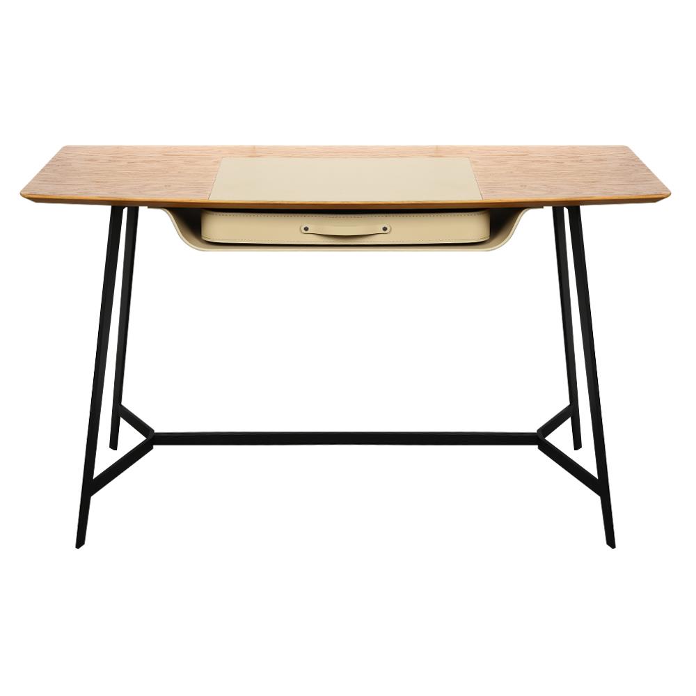โต๊ะทำงาน FURDINI DELAN ALT-S6027 สี WALNUT/CAMEL