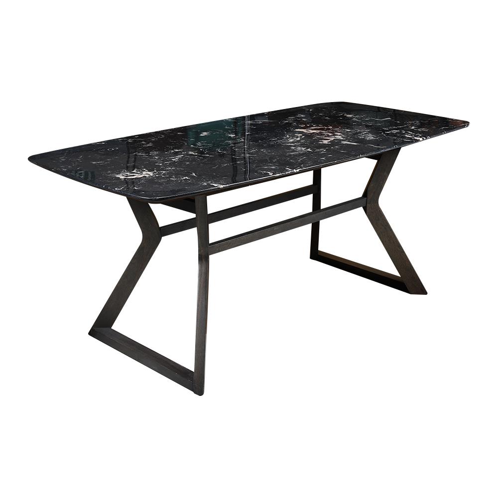 โต๊ะอาหาร FURDINI VISUAL MIT-5216 สีดำ