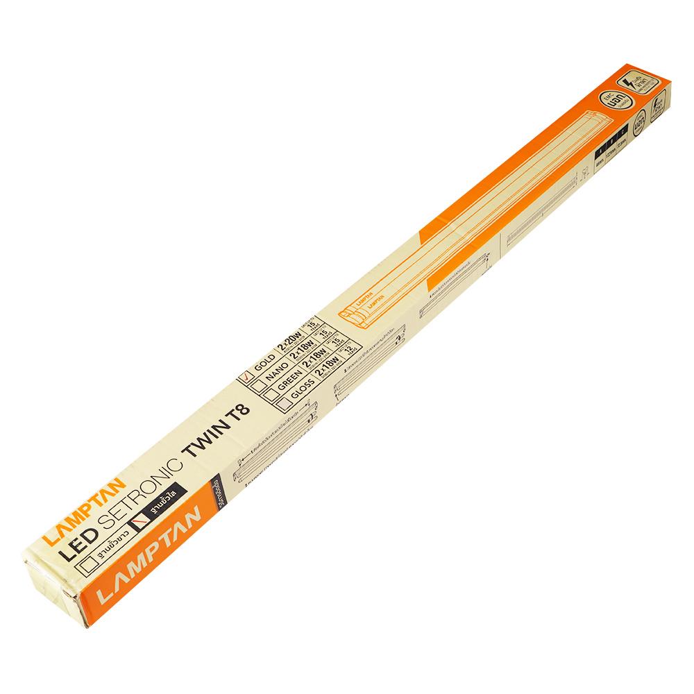 ชุดรางนีออน LED LED SETRONIC TWIN GOLD LAMPTAN อะลูมิเนียม/พลาสติก โมเดิร์น